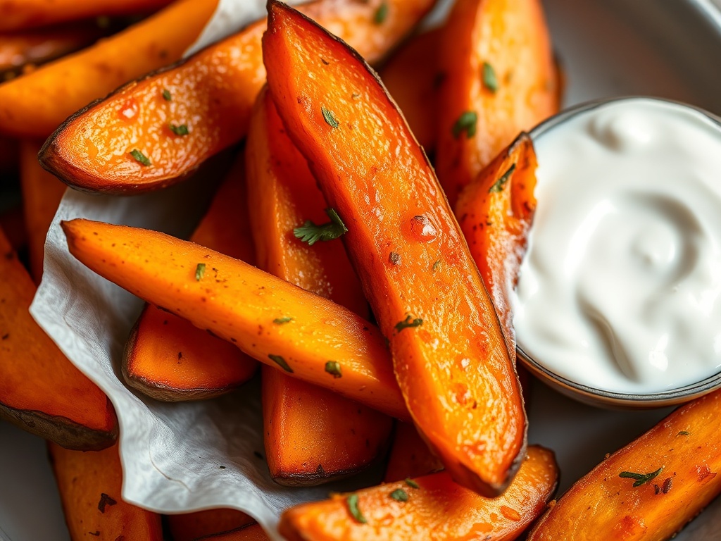 Airfryer Süßkartoffel-Wedges