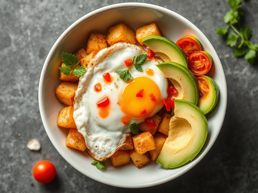 Kartoffel-Fr&uuml;hst&uuml;cksbowl