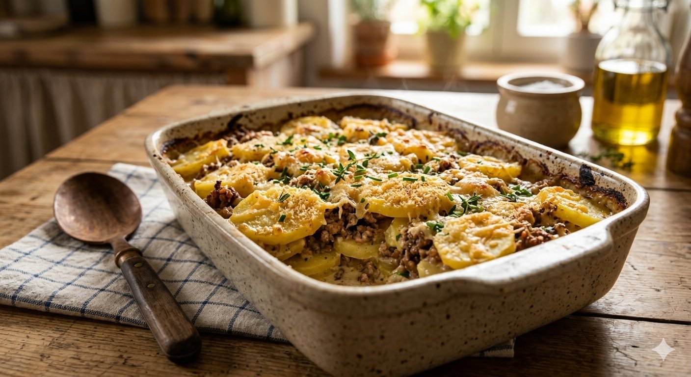 Kartoffelauflauf mit Hackfleisch